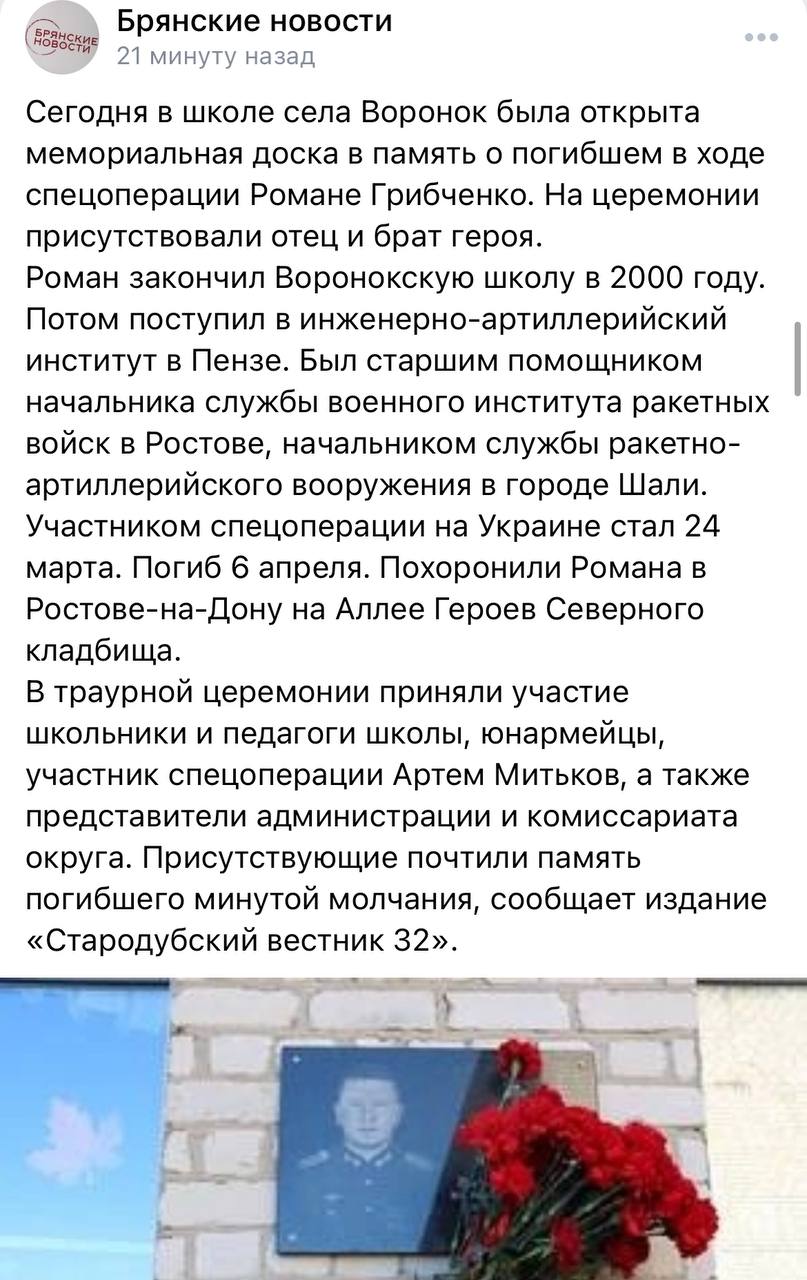 Грибченко Роман Алексеевич