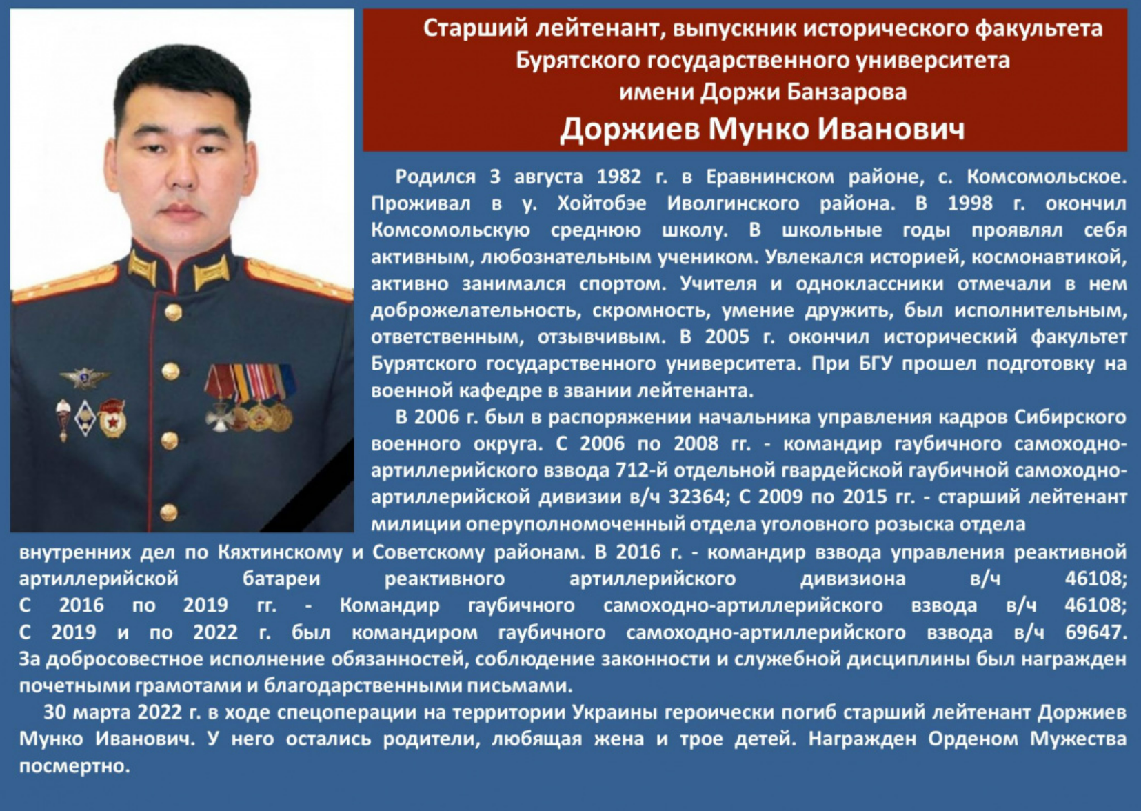 Доржиев Мунко Иванович