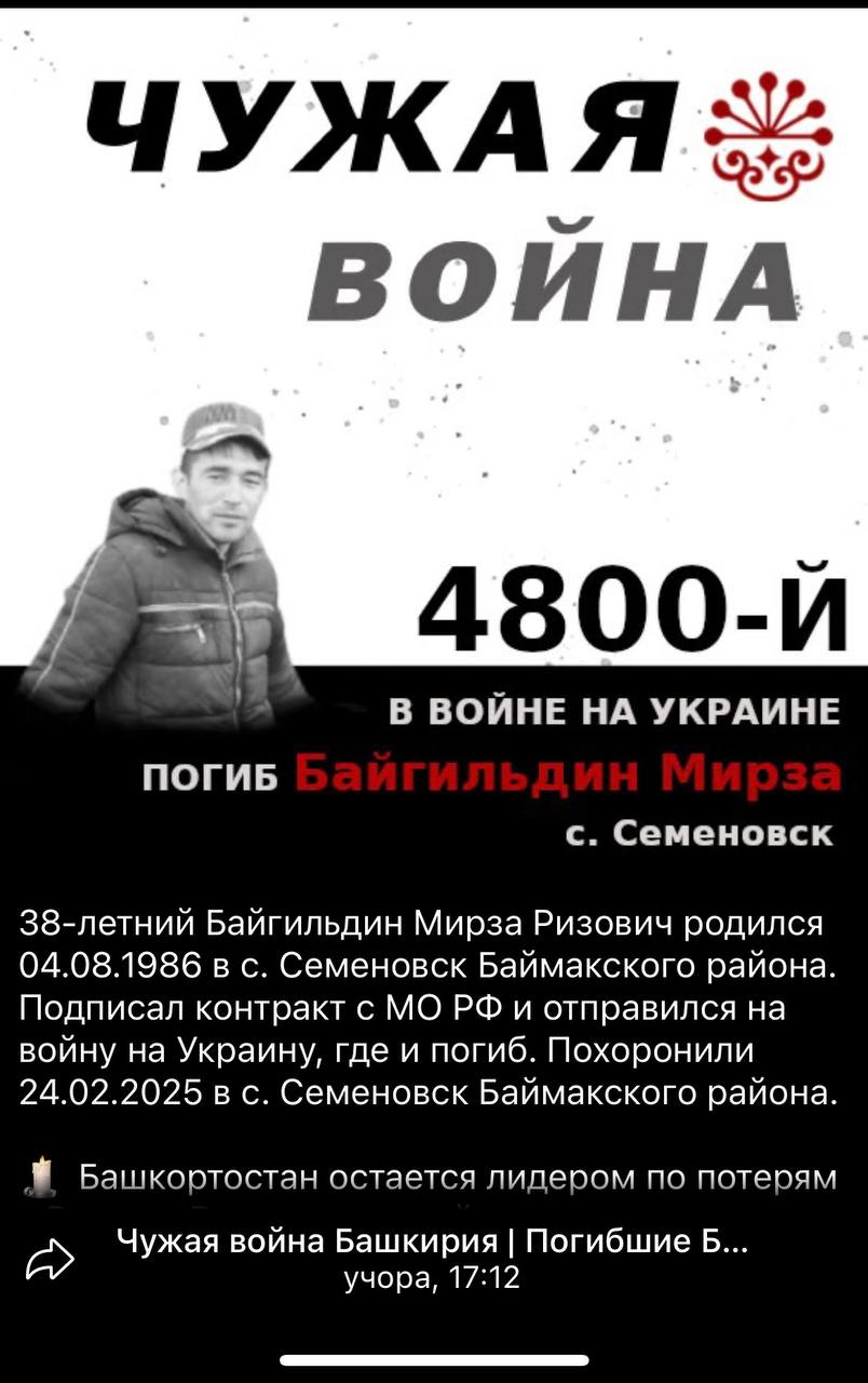 Байгильдин Мирза Ризович