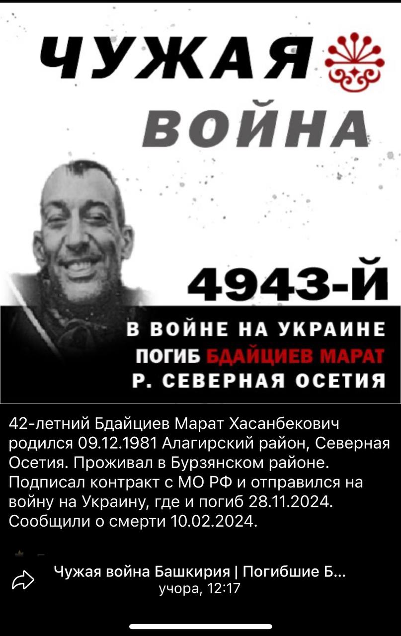 Бдайциев Марат Хасанбекович