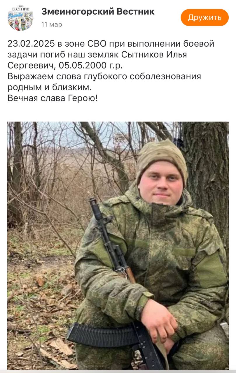 Сытников Илья Сергеевич