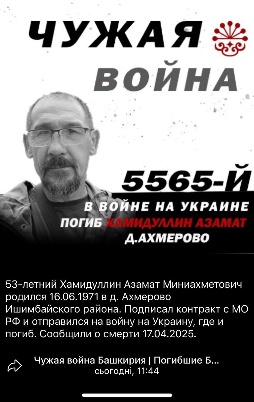 Хамидуллин Азамат Миниахметович