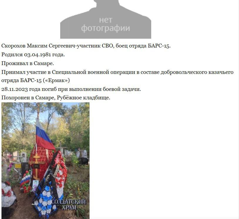 Скорохов Максим Сергеевич