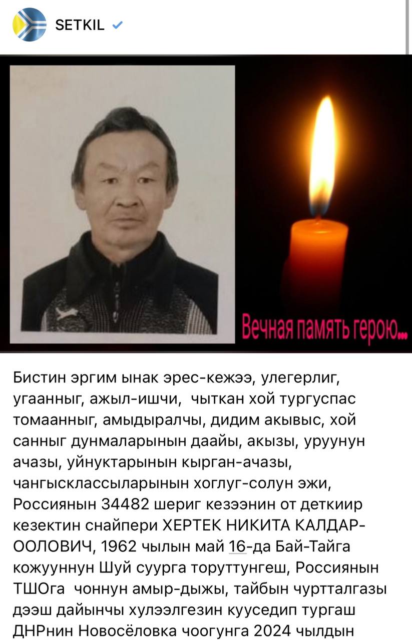 Хертек Никита Калдар-оолович