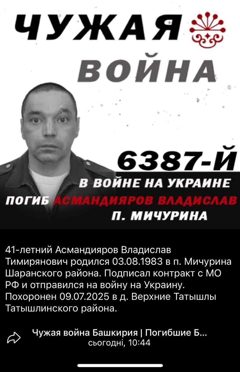 Асмандияров Владислав Тимирянович