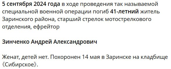 Зинченко Андрей Александрович