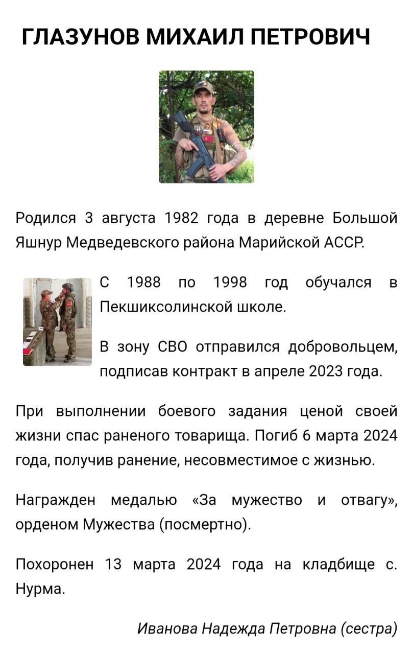 Глазунов Михаил Петрович