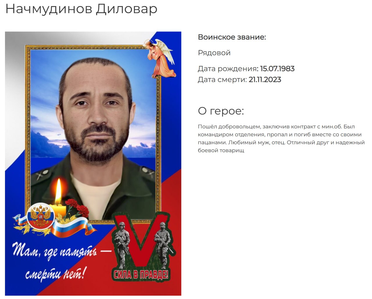 Начмудинов Диловар