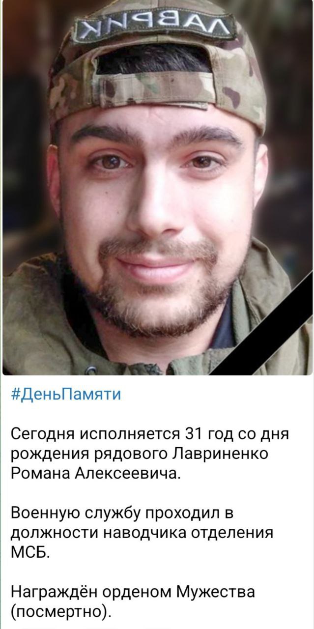 Лавриненко Роман Алексеевич