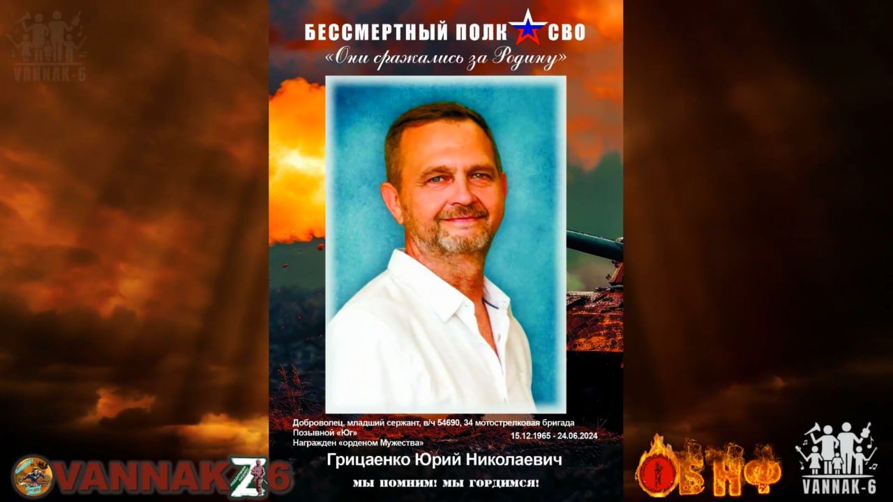 Грицаенко Юрий Николаевич