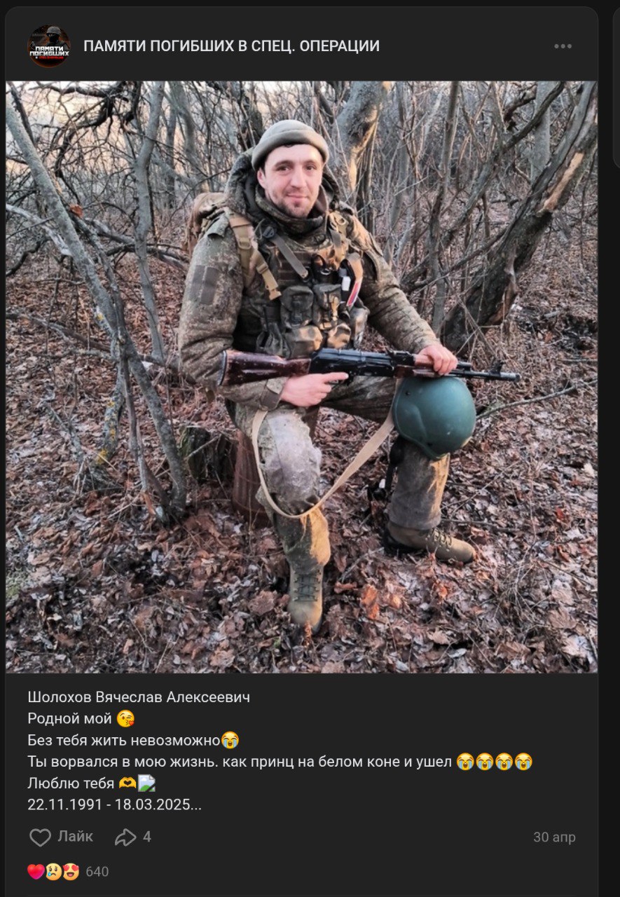Шолохов Вячеслав Алексеевич