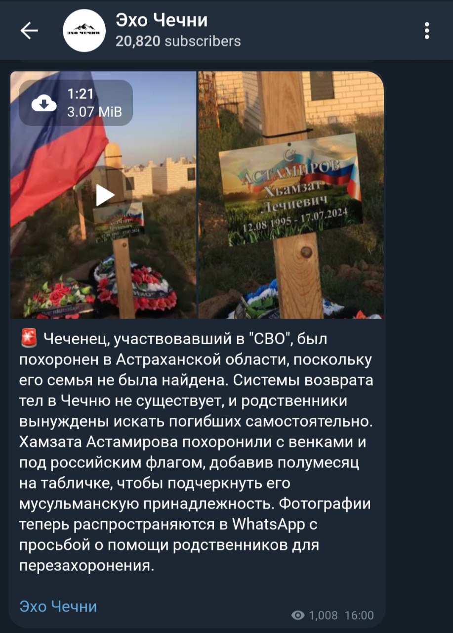 Астамиров Хамзат Лечиевич