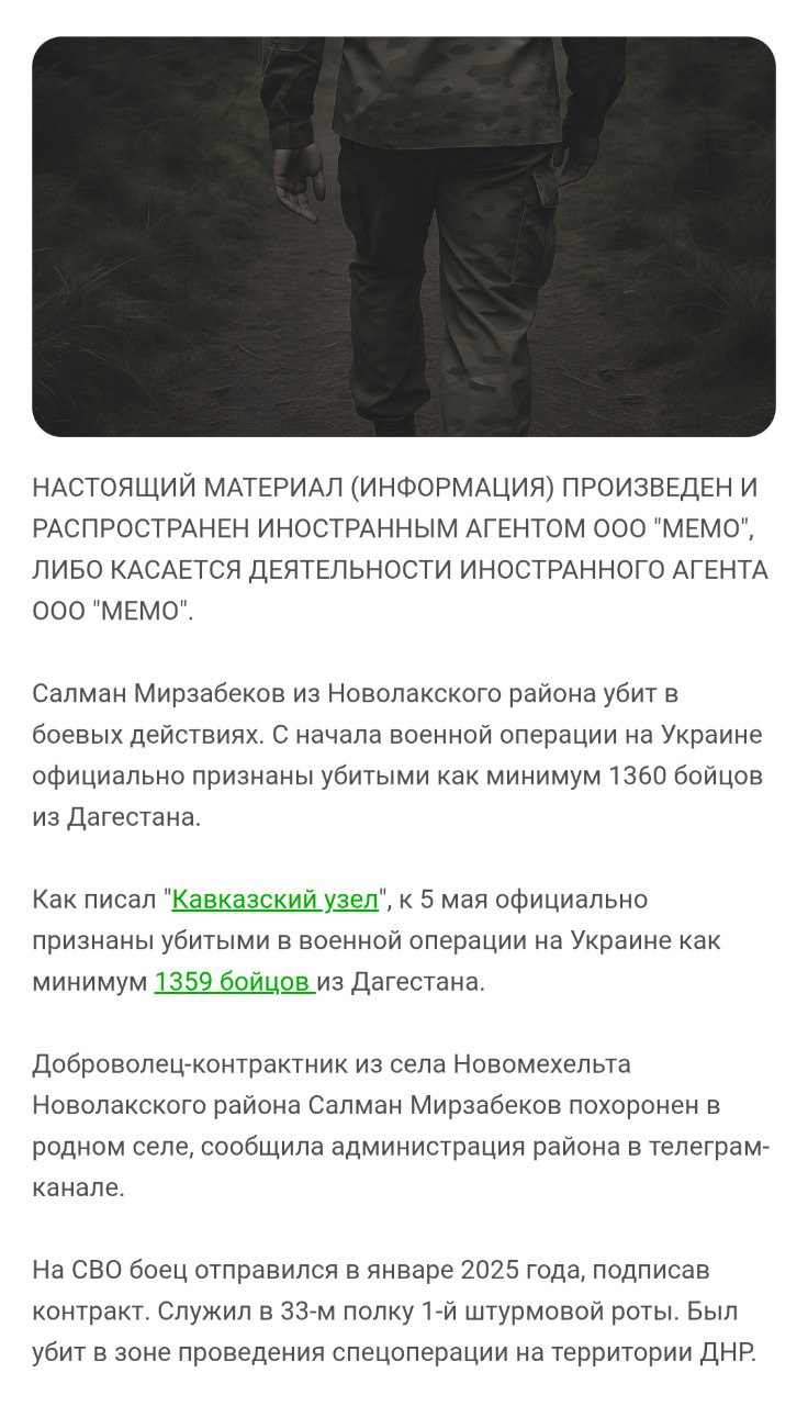 Мирзабеков Салман