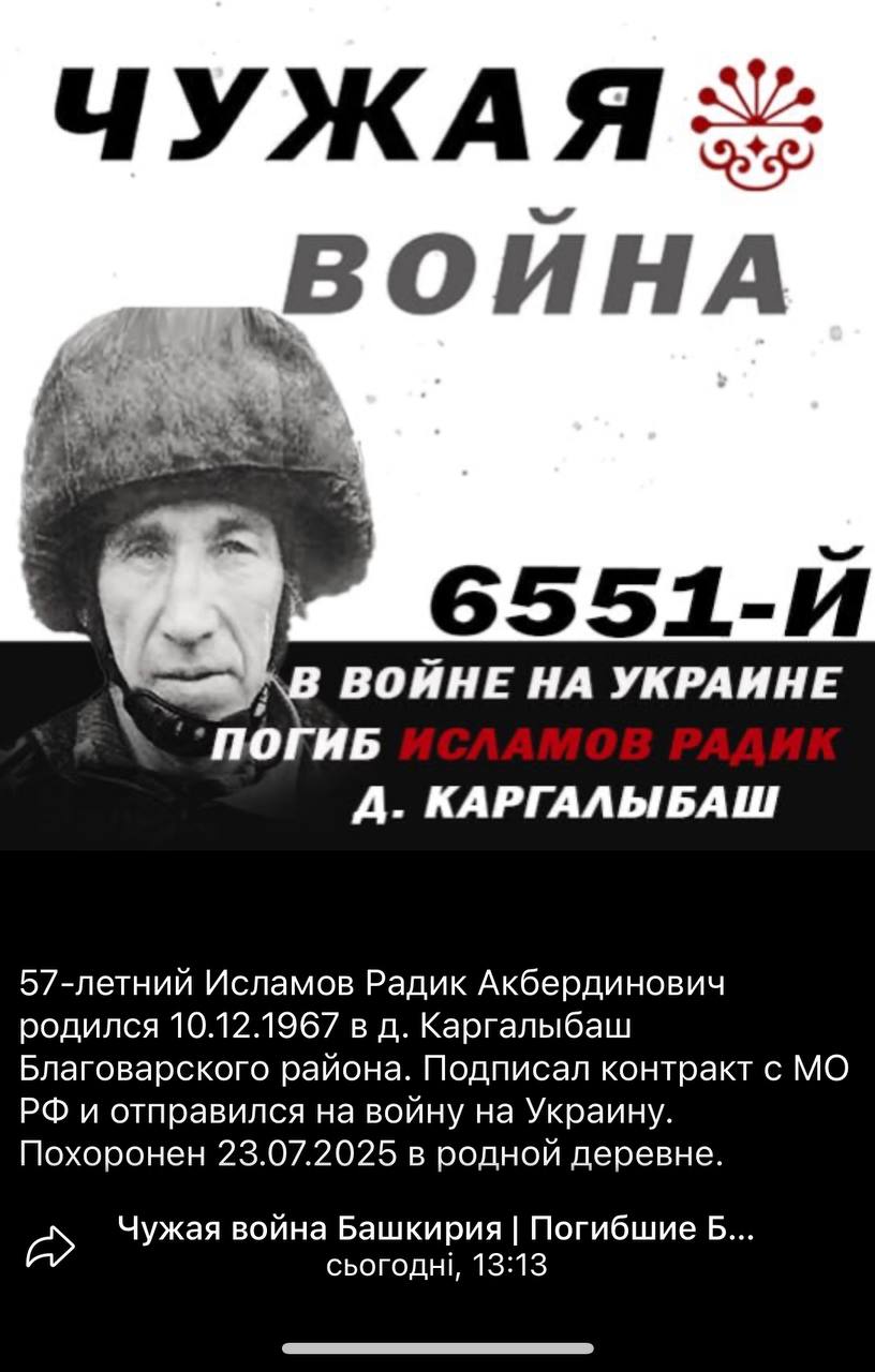 Исламов Радик Акбердинович