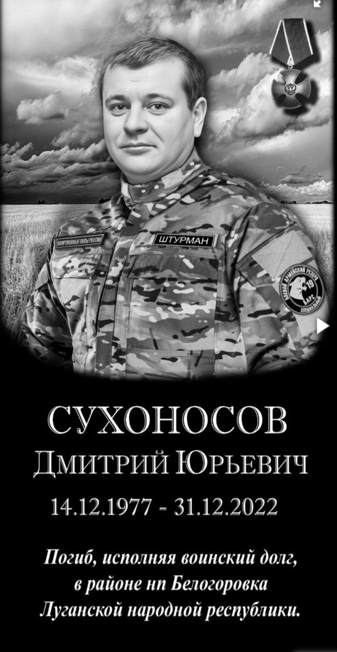 Сухоносов Дмитрий Юрьевич