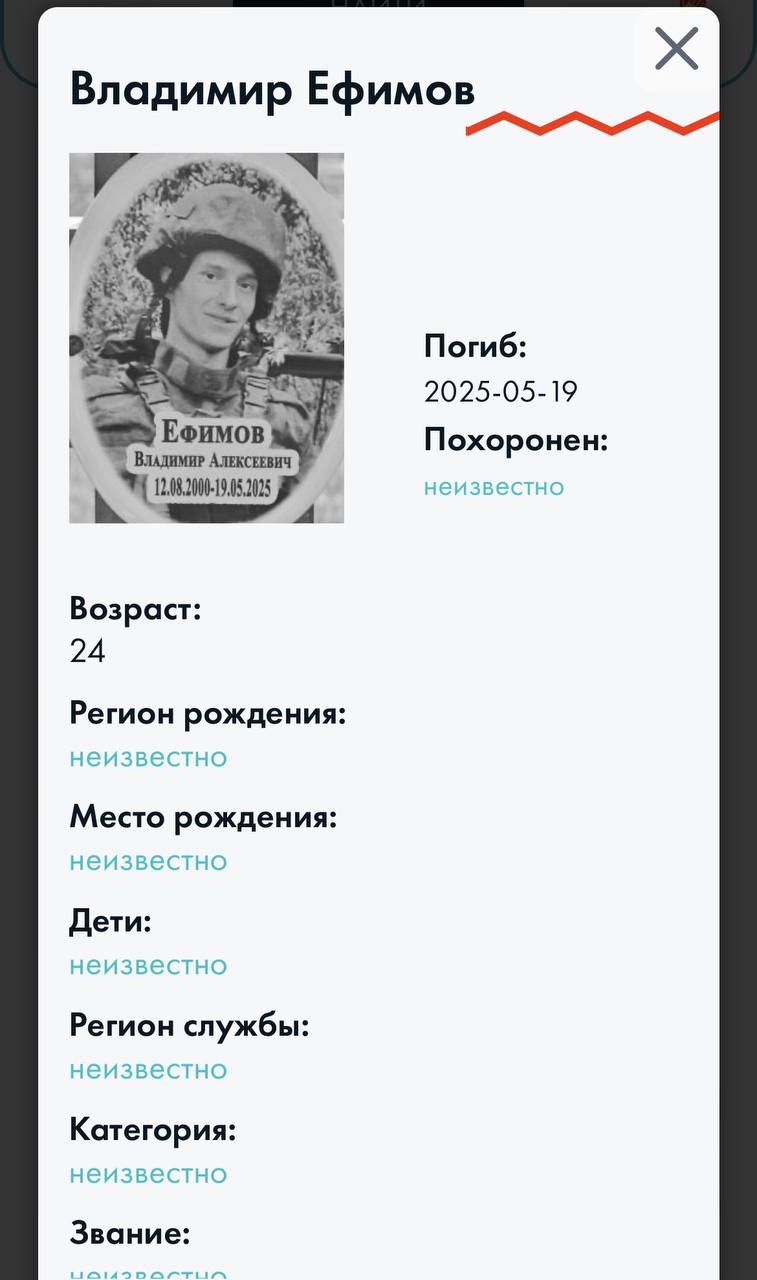 Ефимов Владимир Алексеевич