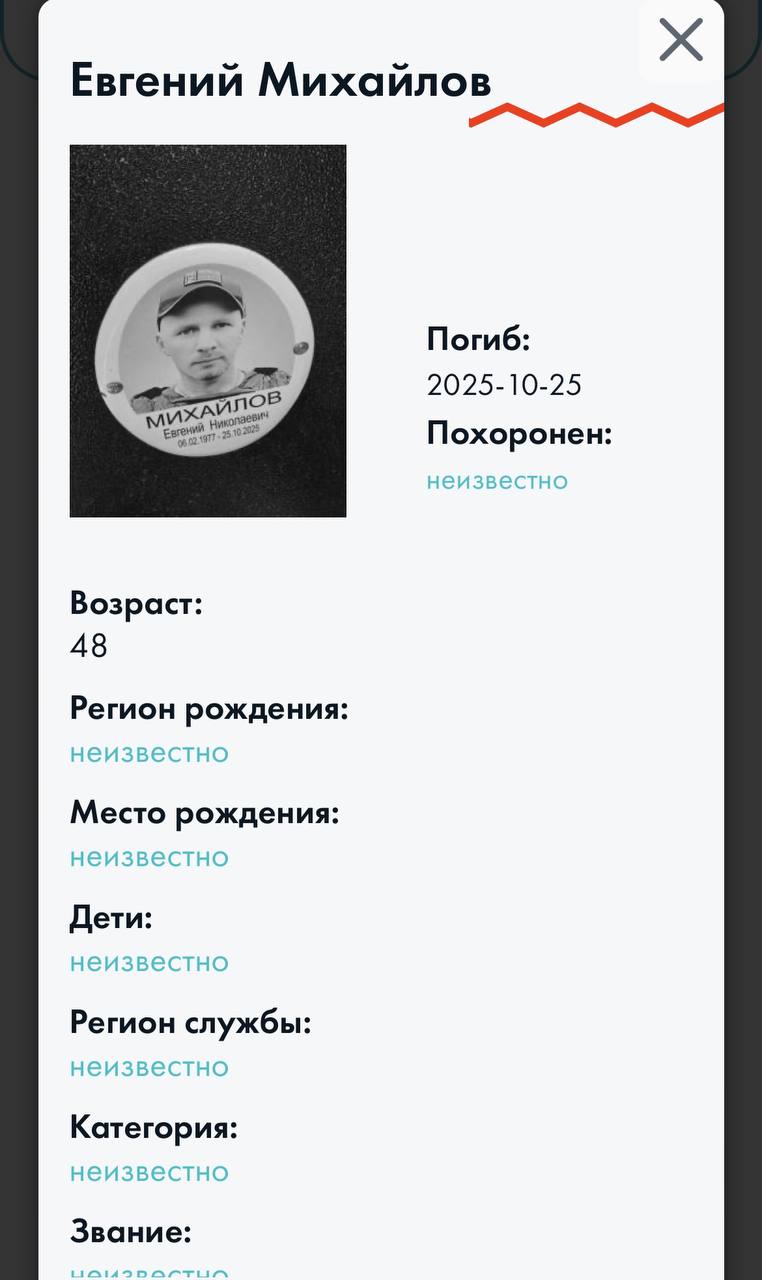 Михайлов Евгений Николаевич