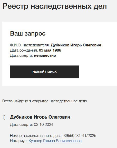 Дубников Игорь Олегович