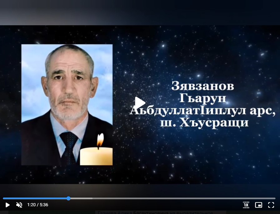 Зявзанов Гьарун Абдуллатипович