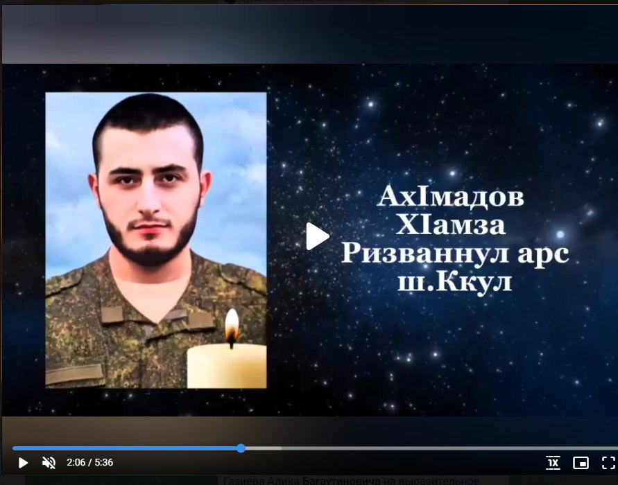 Ахмадов Хамза Ризванович