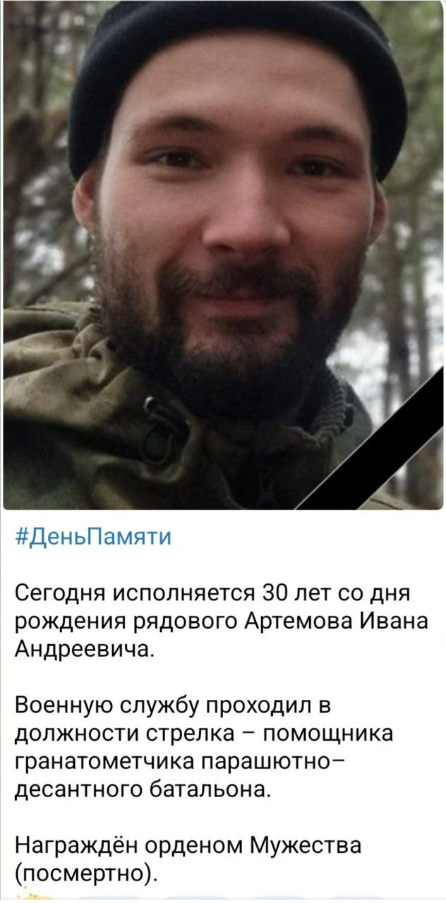 Артемов Иван Андреевич