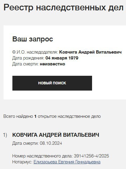 Ковчига Андрей Витальевич