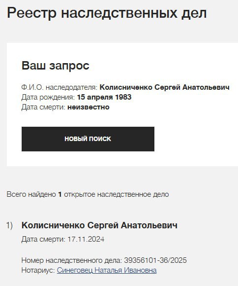 Колисниченко Сергей Анатольевич