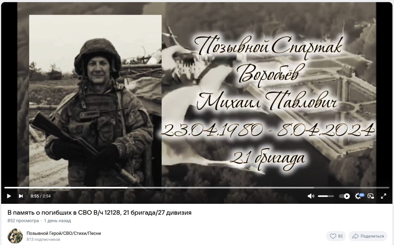 Воробьёв Михаил Павлович