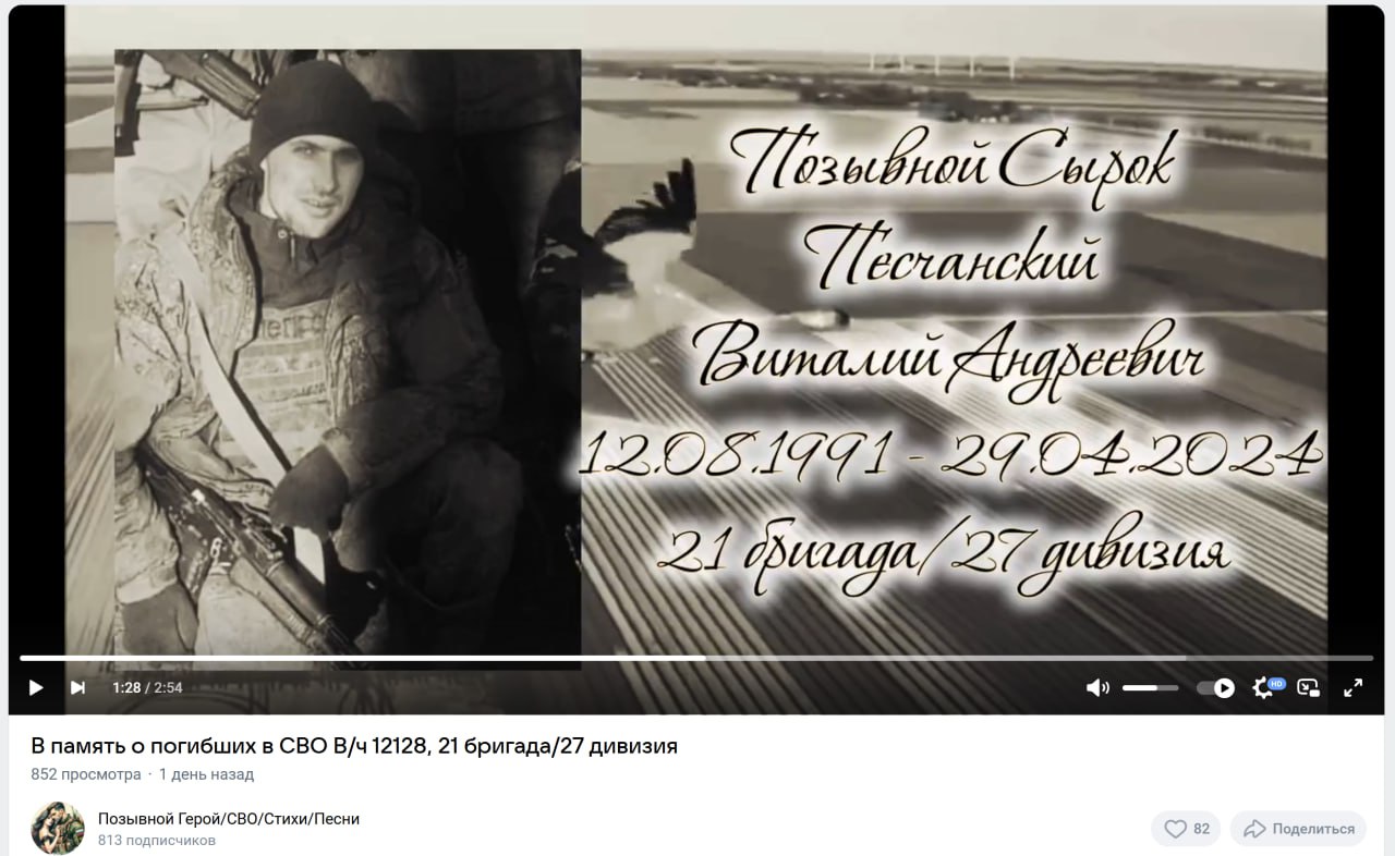 Песчанский Виталий Андреевич