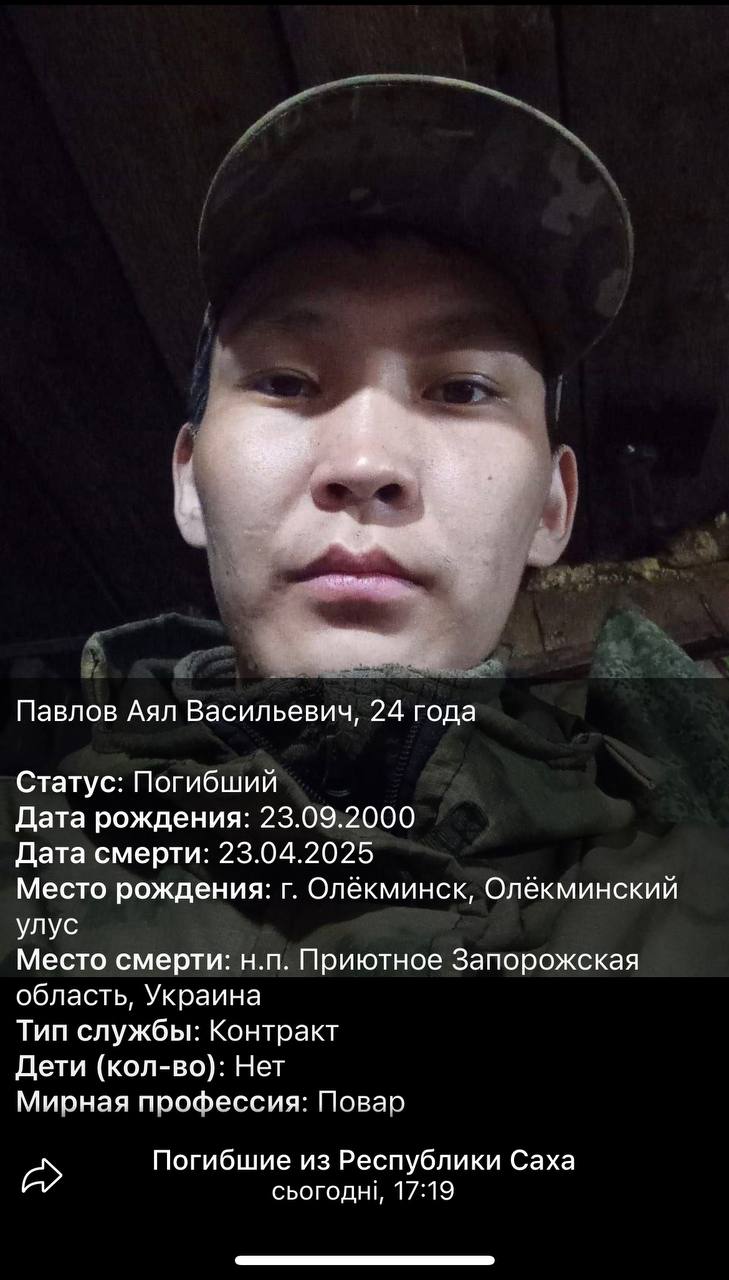 Павлов Аял Васильевич