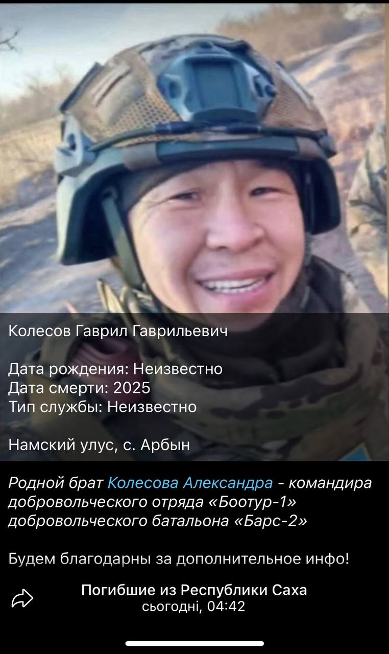 Колесов Гаврил Гаврильевич