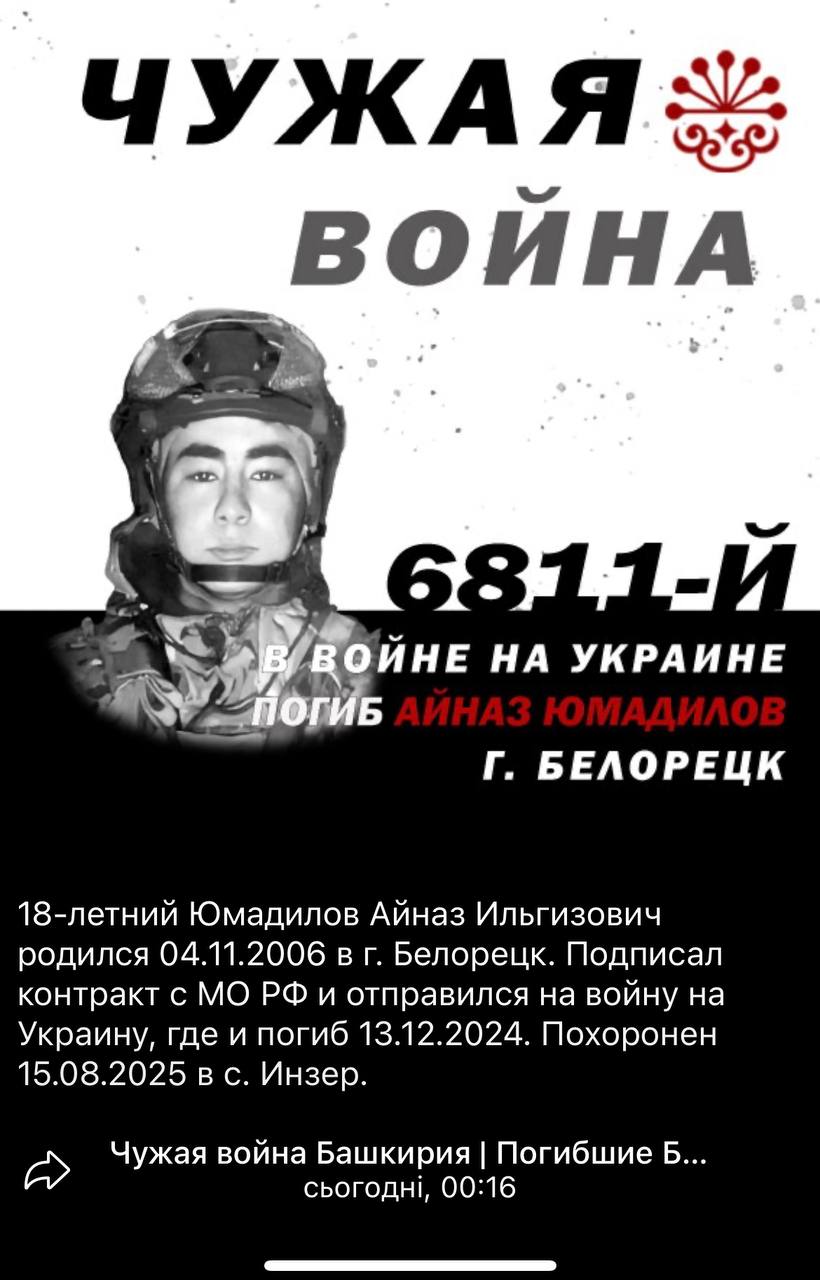 Юмадилов Айназ Ильгизович