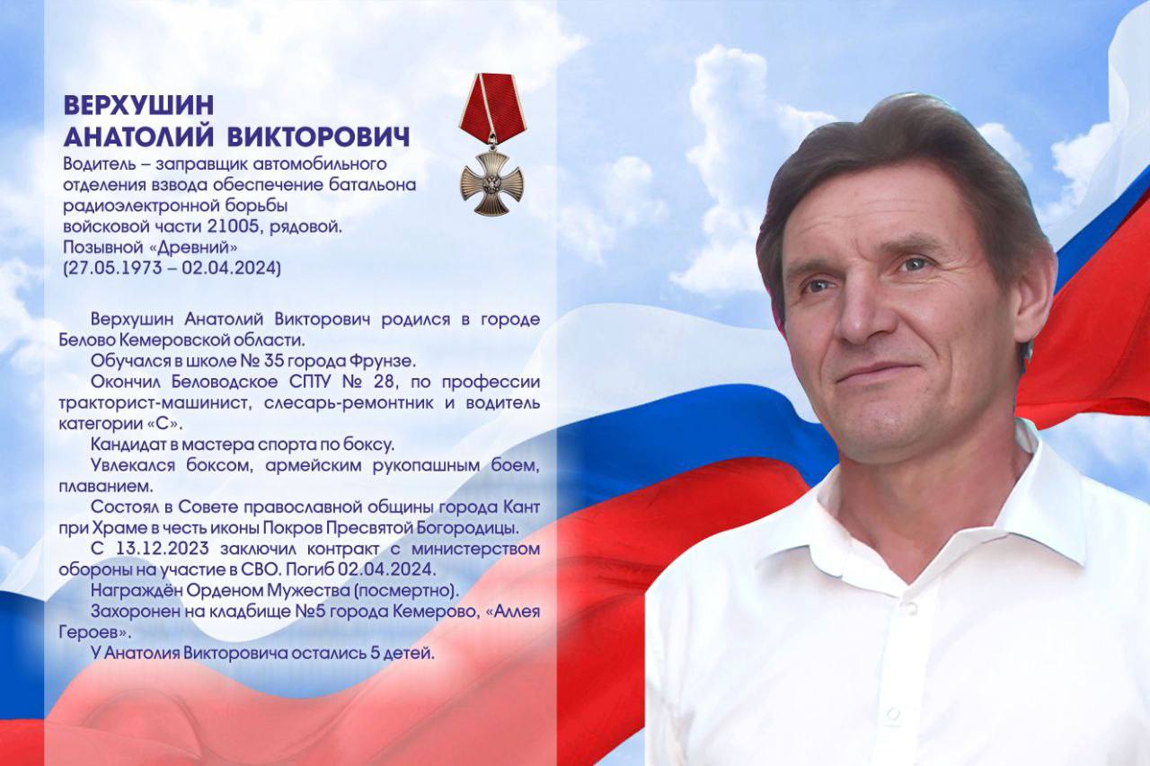 Верхушин Анатолий Викторович