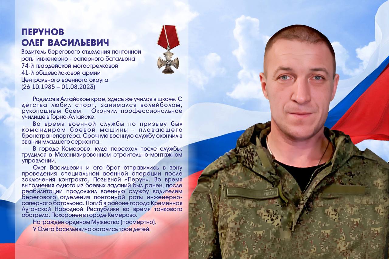 Перунов Олег Васильевич