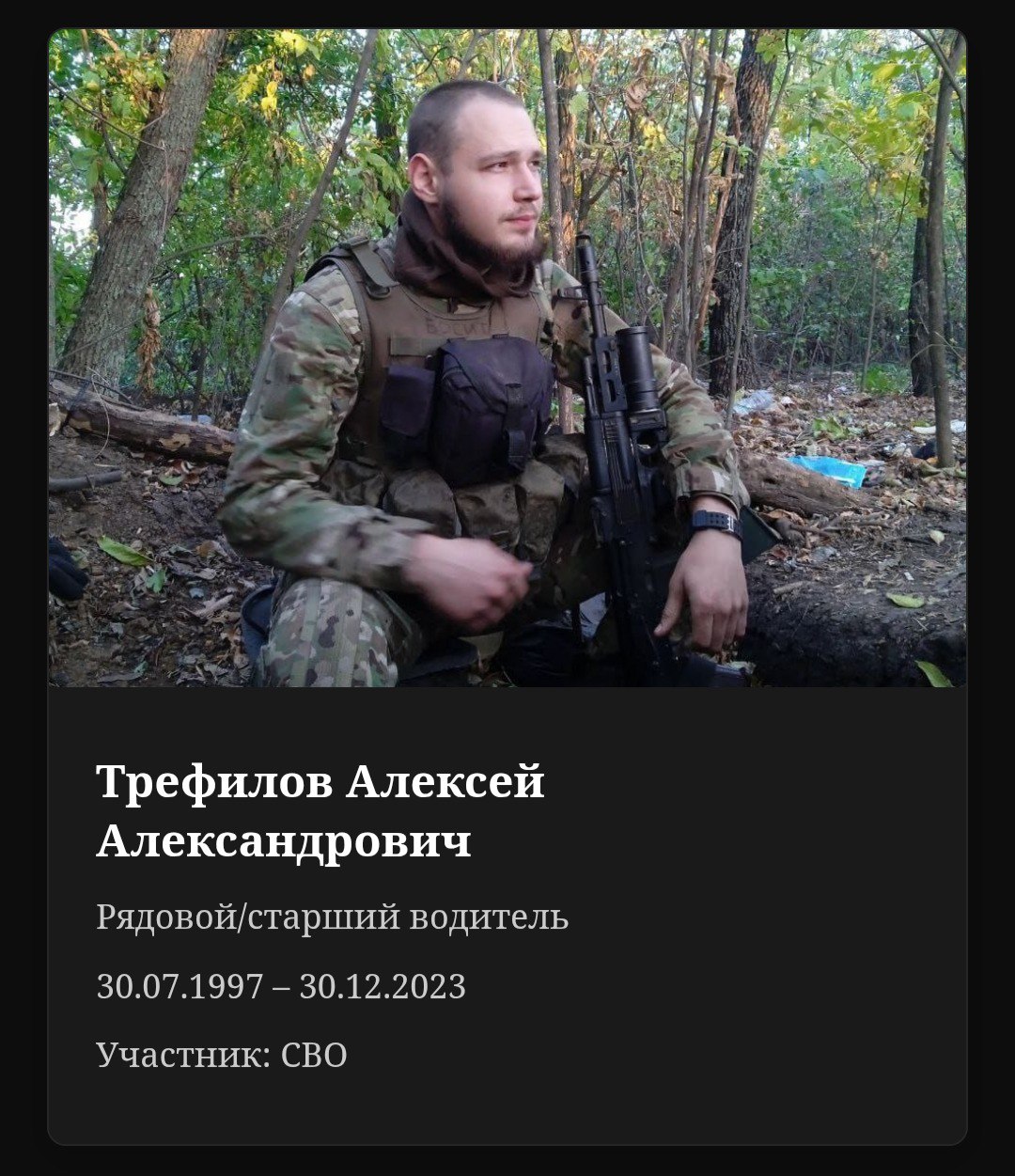 Трефилов Алексей Александрович