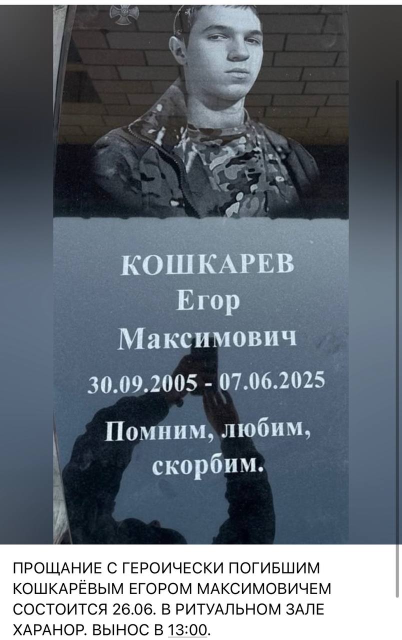 Кошкарев Егор Максимович