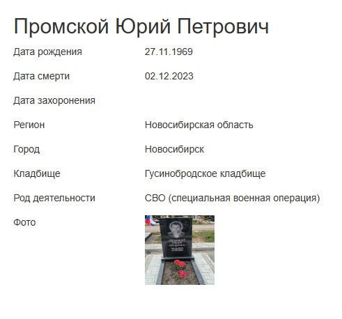 Промской Юрий Петрович