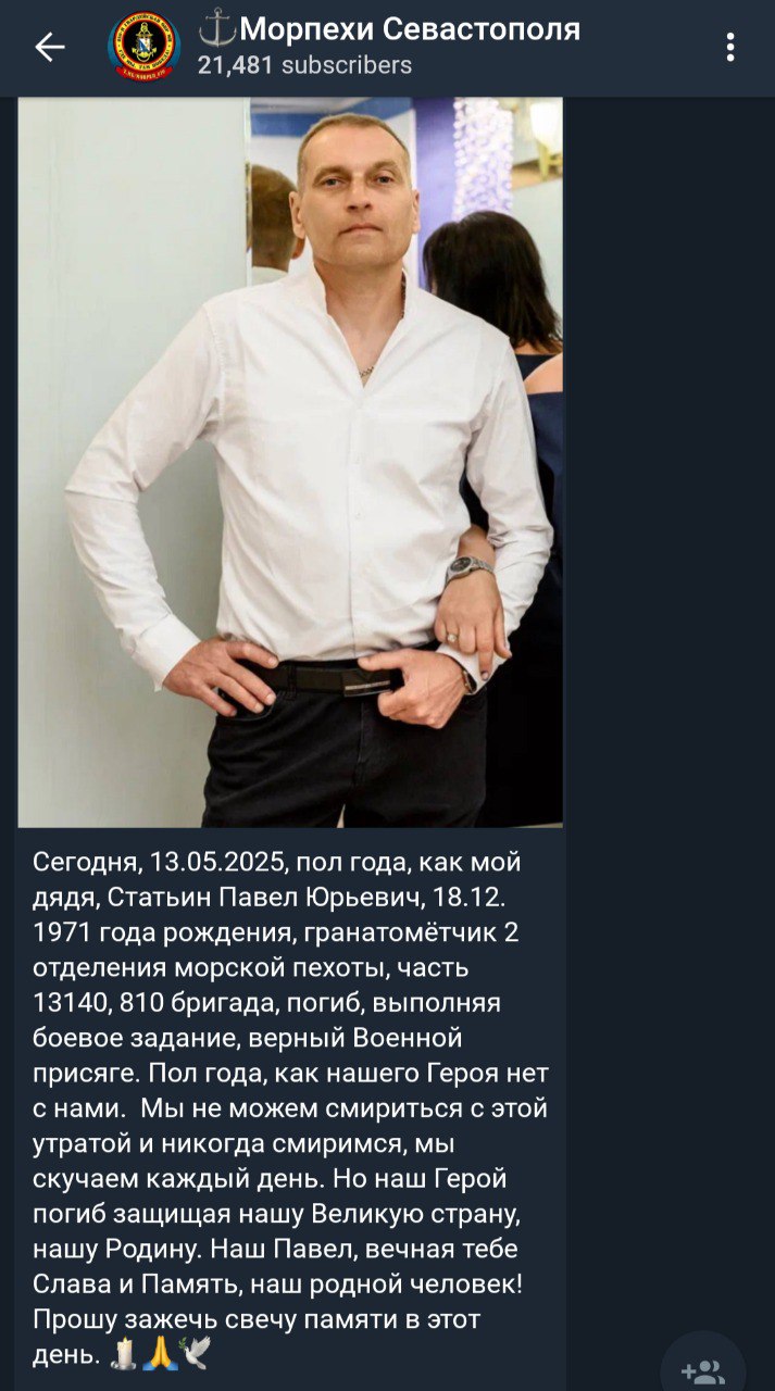 Статьин Павел Юрьевич