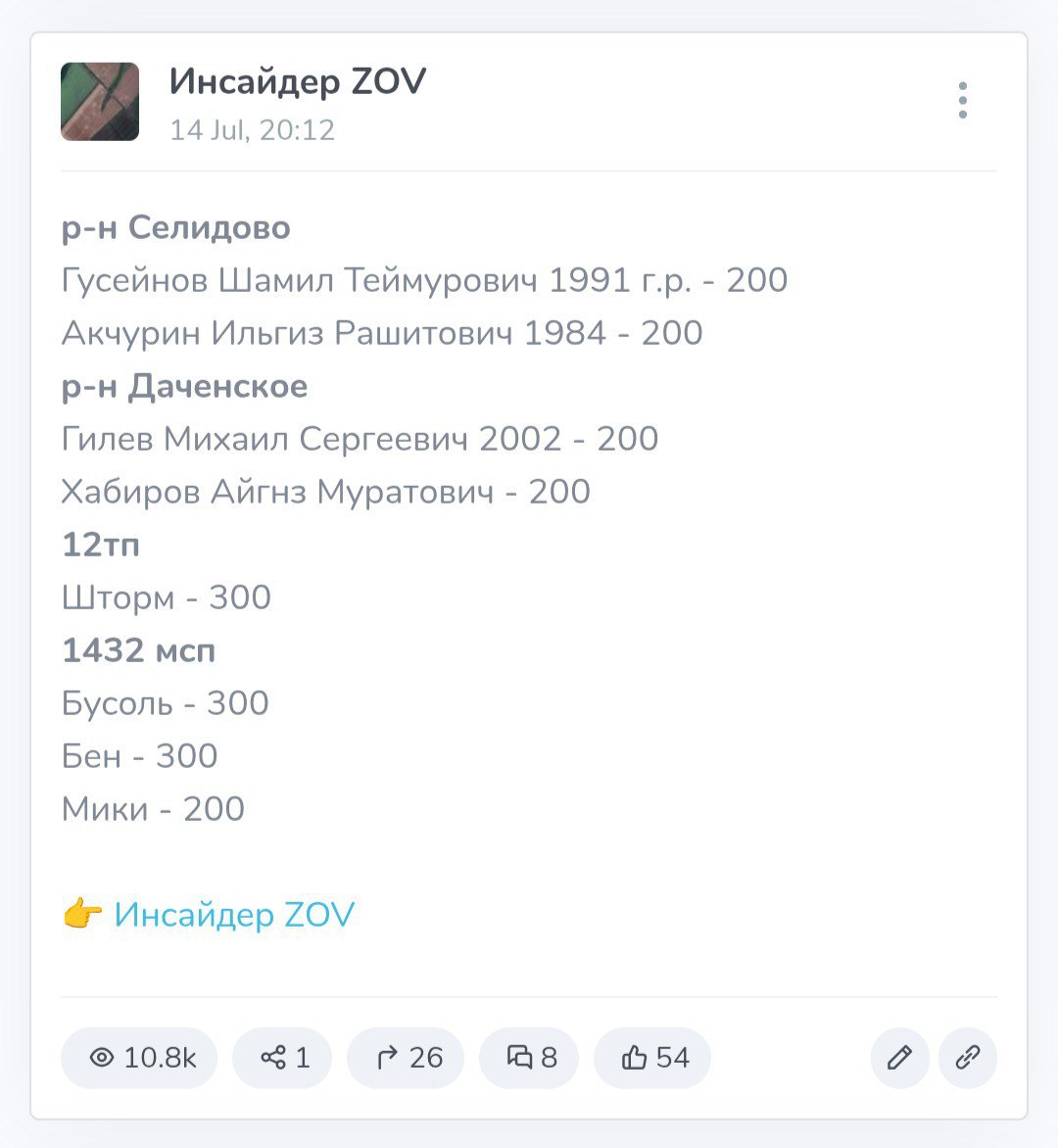 Гусейнов Шамил Теймурович