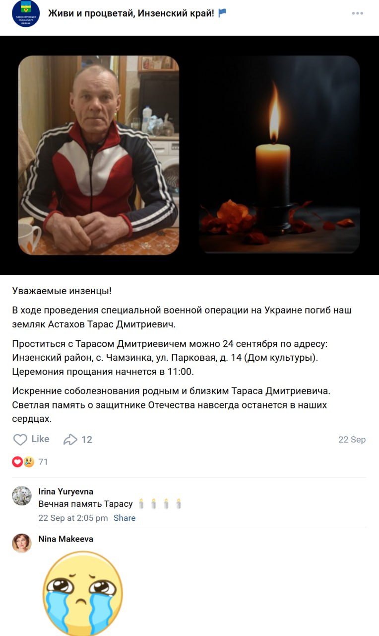 Астахов Тарас Дмитриевич