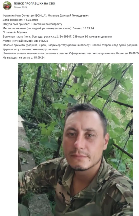 Муликов Дмитрий Геннадьевич