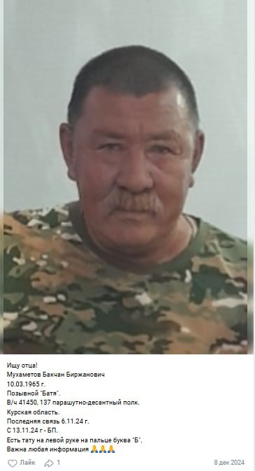 Мухаметов Бакчан Биржанович