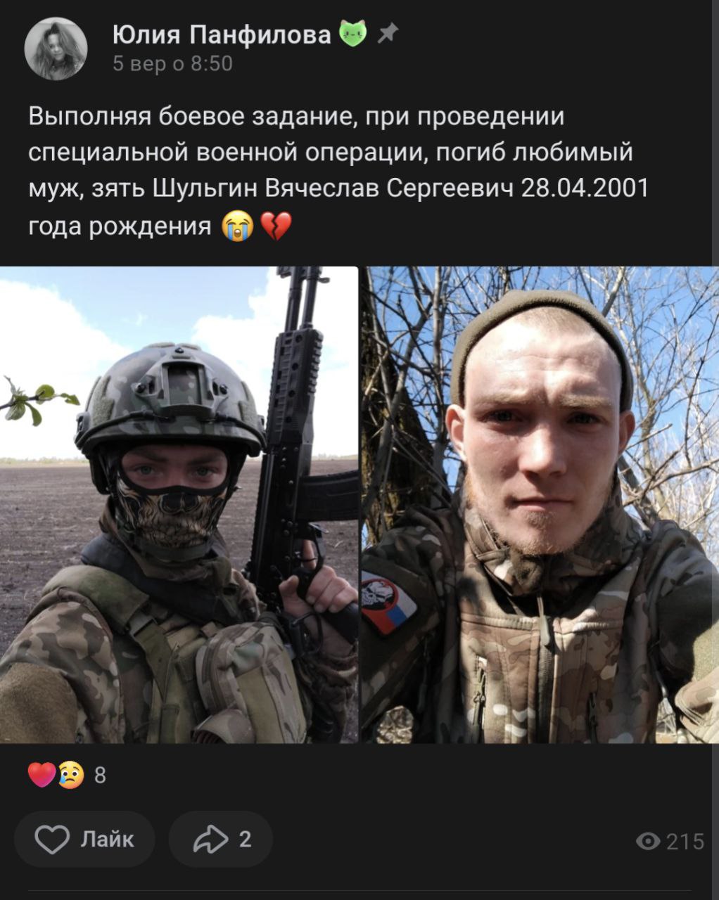 Шульгин Вячеслав Сергеевич