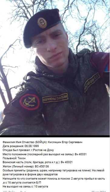 Кислицин Егор Сергеевич