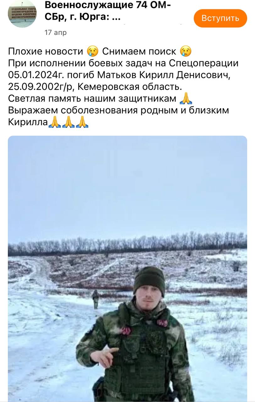 Матьков Кирилл Денисович