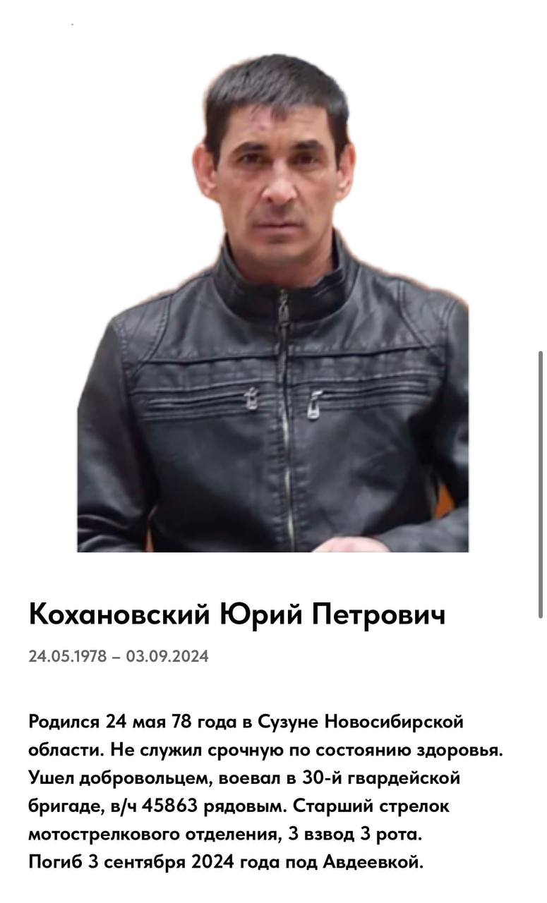 Кохановский Юрий Петрович