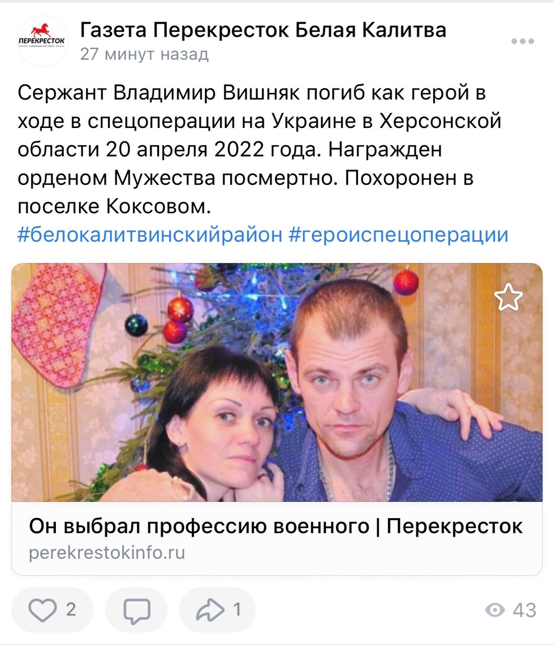 Вишняк Владимир Владимирович