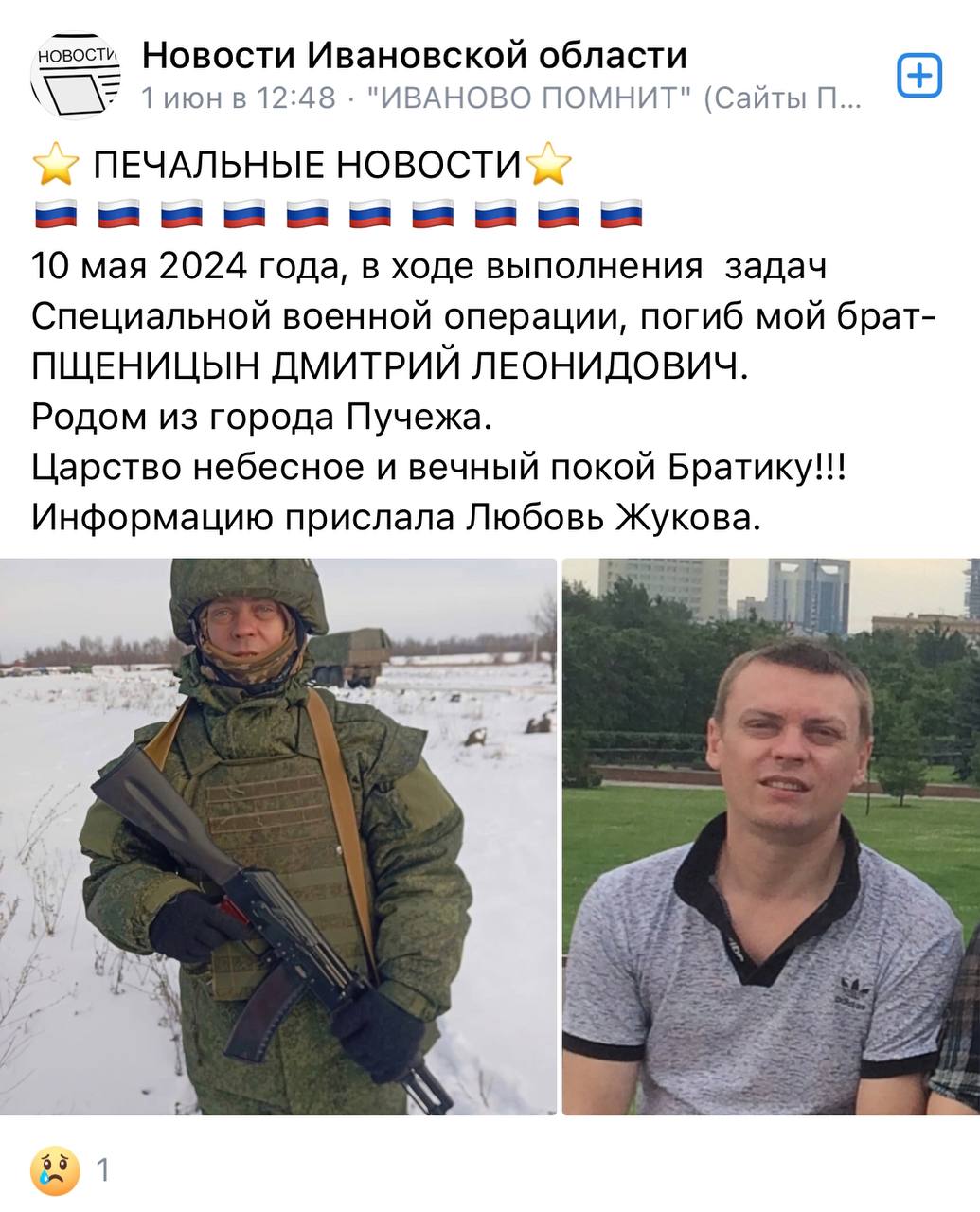 Пшеницын Дмитрий Леонидович